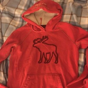 Abercrombie pull over hoodie in extra large.