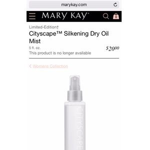 Mary Kay Silkening Dry Oil Mist