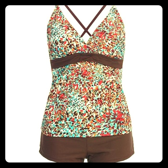 Tankini with boy short