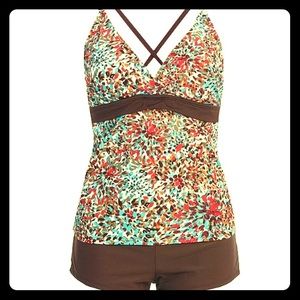 Tankini with boy short