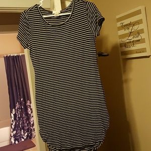 Short sleeve stretch dress