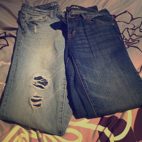 Bundled jeans