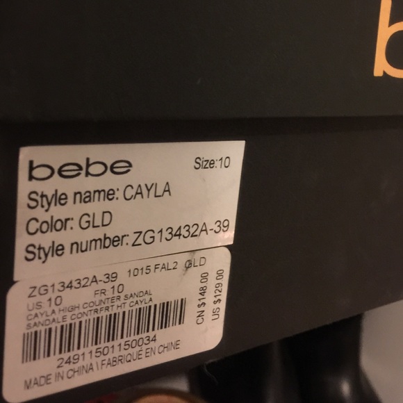 BEBE HIGH HEELS - Picture 4 of 4