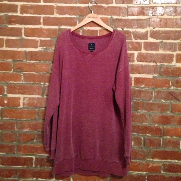AEO Jegging Sweatshirt- Maroon