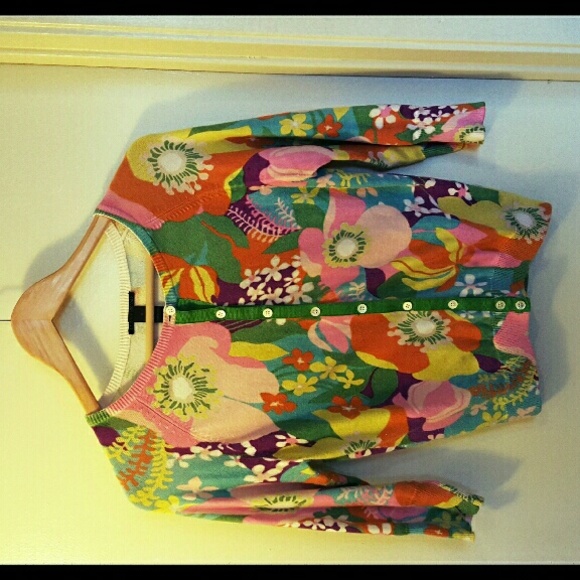 Lucky Brand Flower cardigan