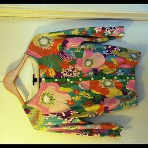 Lucky Brand Flower cardigan