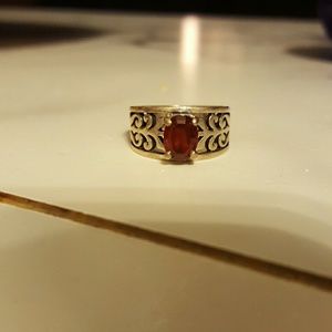 James Avery ring with Garnet