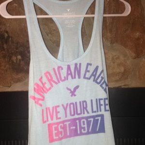 American Eagle graphic tank top