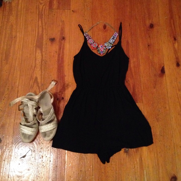 H&M Black Romper