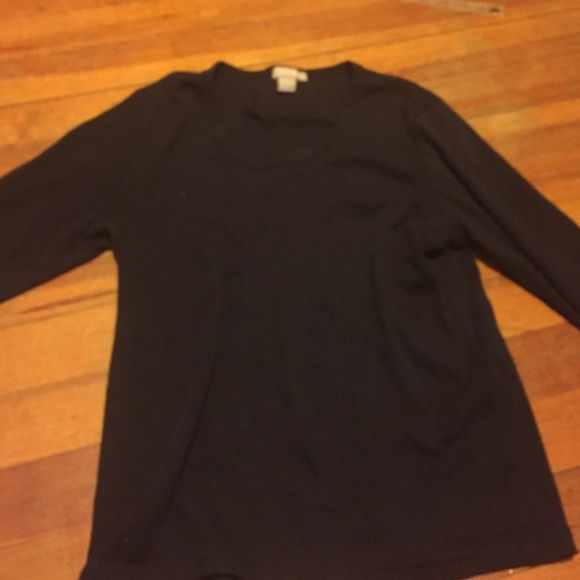 Long sleeve black shirt