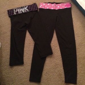 PINK yoga pants (set)