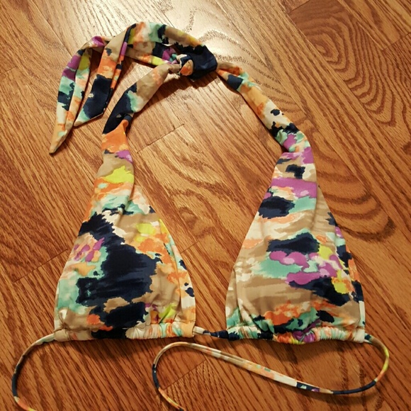 BAR III watercolor bikini top