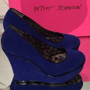 "Mixxy Blu Suede" by Betsy Johnson