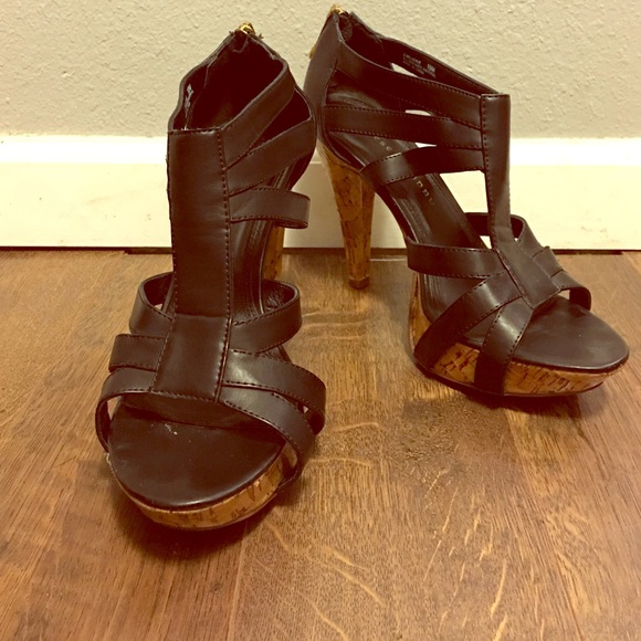 Strappy Chinese Laundry Heels- Size 10