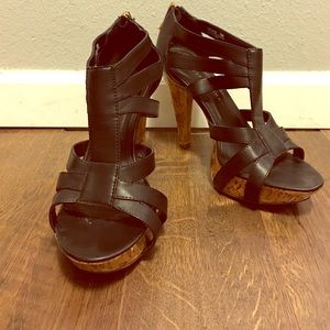 Strappy Chinese Laundry Heels- Size 10