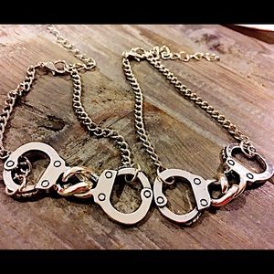 New Style Handcuffed for Life! 2pc Bracelet Set!