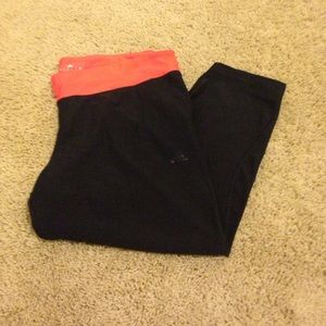 Adidas Cropped Black Workout Pants