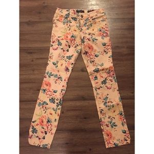 Jessica Simpson skinny floral jeans