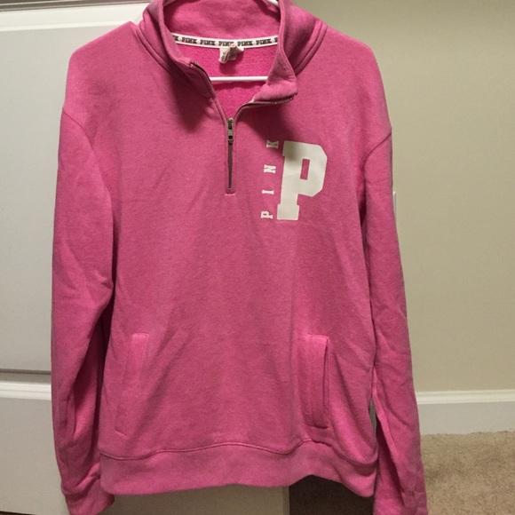 Pink from Victoria's Secret quarter zip