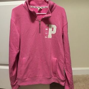 Pink from Victoria's Secret quarter zip