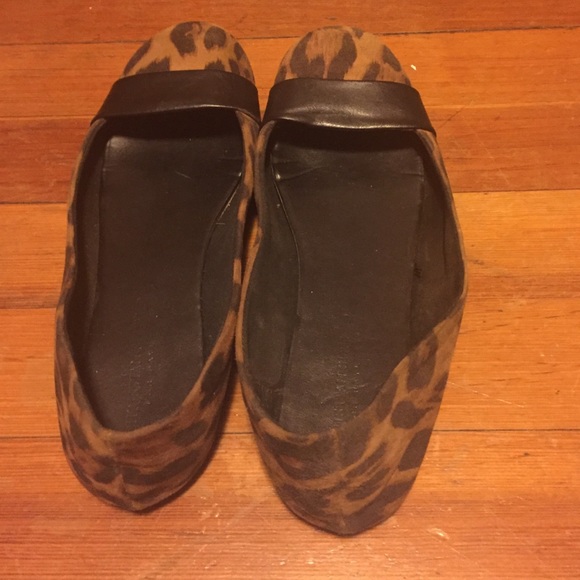 Leopard print flats