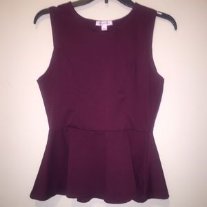 Dressy peplum top