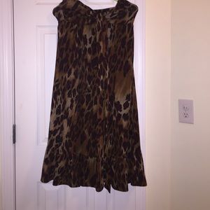 Cheetah print dress