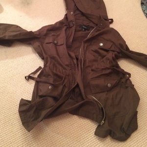 Brown Forever 21 lightweight jacket