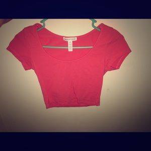Vibrant pink Crop Top