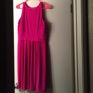 Ralph Lauren hot pink knee length dress