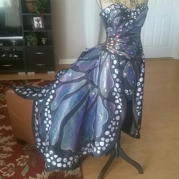 Monarch Butterfly Prom Dress Cheap