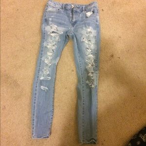 American Eagle ripped jeans