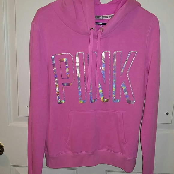 PINK VICTORIA'S SECRET HOODIE EUC MEDIUM