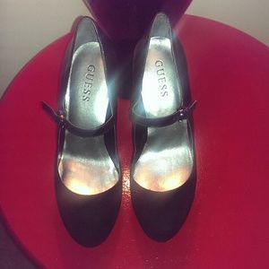 Guess black heels