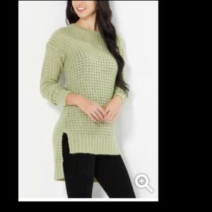 Solid Tuck Stitch Sweater