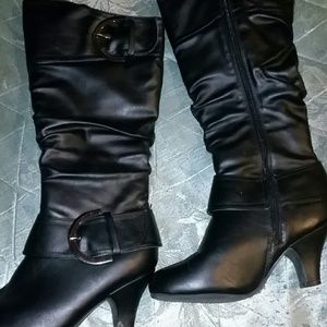 Black Leather boots