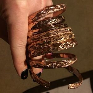 Gold filled Bangle bracelet