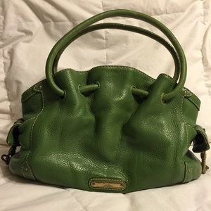Cole Haan GORGEOUS green leather handbag