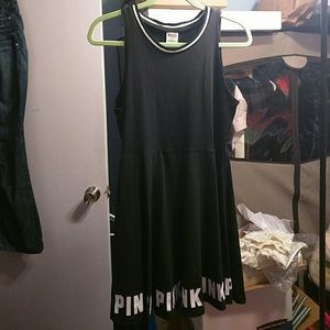 Victoria's Secret Pink Black Cheerleader Dress New