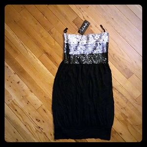 Sequined dress, new with tags.