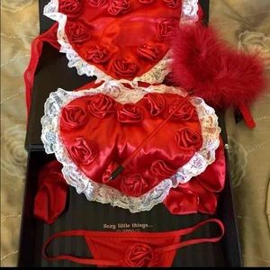 NWT RARE VS Valentine lingerie!!! Size medium
