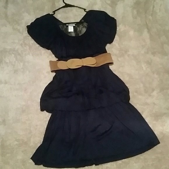 Navy blue dress
