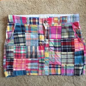 Adorable Summer Plaid Mini Skirt