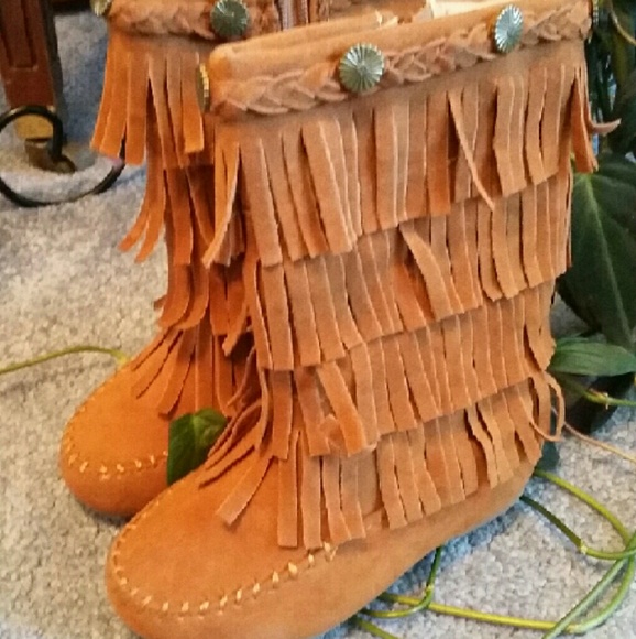 TODDLER 4-layer fringe boots