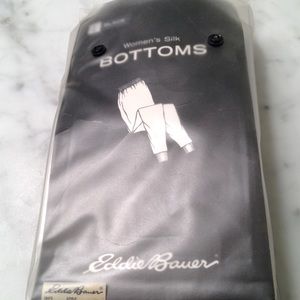 Eddie Bauer Ladies Silk Long John Bottoms