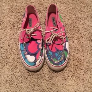 Floral Sperrys