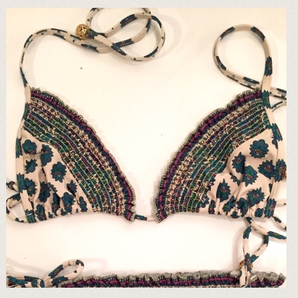 Juicy Couture Beach Royalty Ruffle Bikini Top