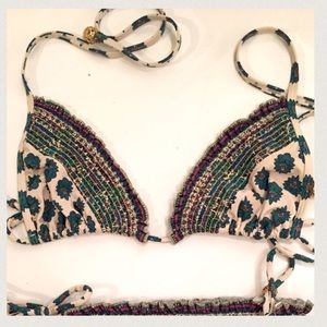 Juicy Couture Beach Royalty Ruffle Bikini Top