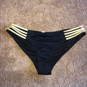 Black swimsuit bottoms