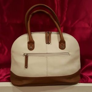 Tignanello Medium Dome Satchel/Shoulder Pebble Bag